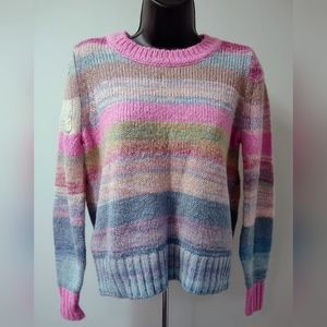 LOFT Multi Color Sweater, Size Small, Acrylic, Excellent Condition!